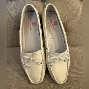 Marc Joseph Cream Women's Driving Loafers